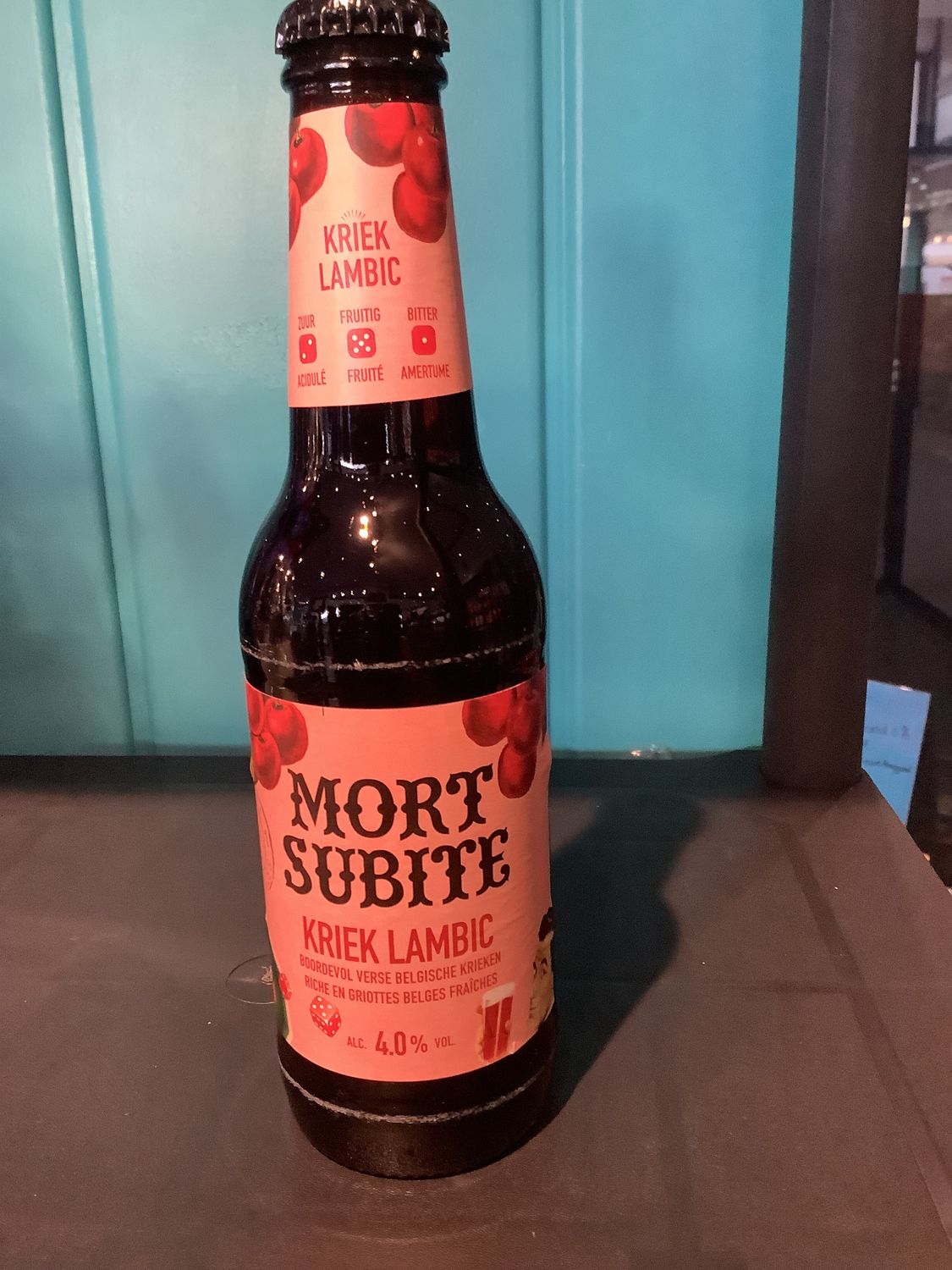 Mort subit kriek lambic 25 cl