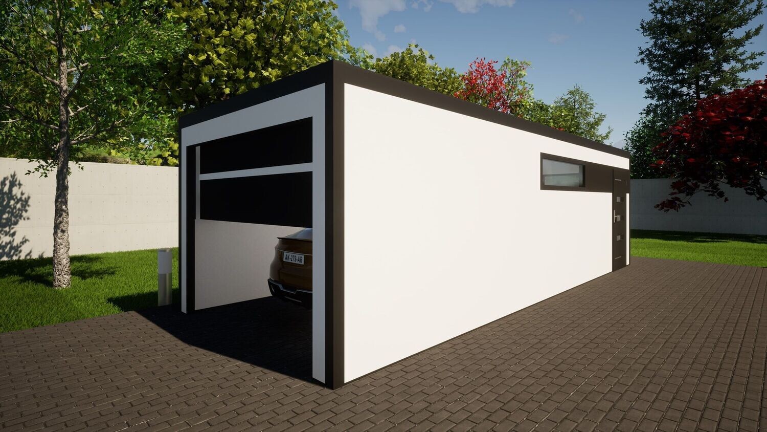 Energiegarage 3 x 8 Meter