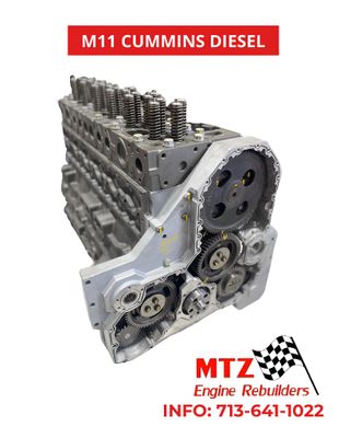 CUMMINS M11 10.8L REMANUFACTURED DIESEL ENGINE LONG BLOCK