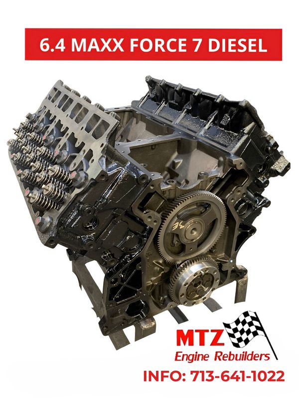NAVISTAR 6.4 MAXXFORCE 7 REMANUFACTURED DIESEL ENGINE LONG BLOCK
