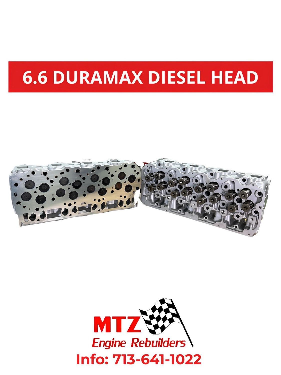 6.6 CHEVY DURAMAX CYLINDER HEADS COMPLETE REBUILD (LB7)(LLY)(LBZ)(LMM)(LML)(L5P)