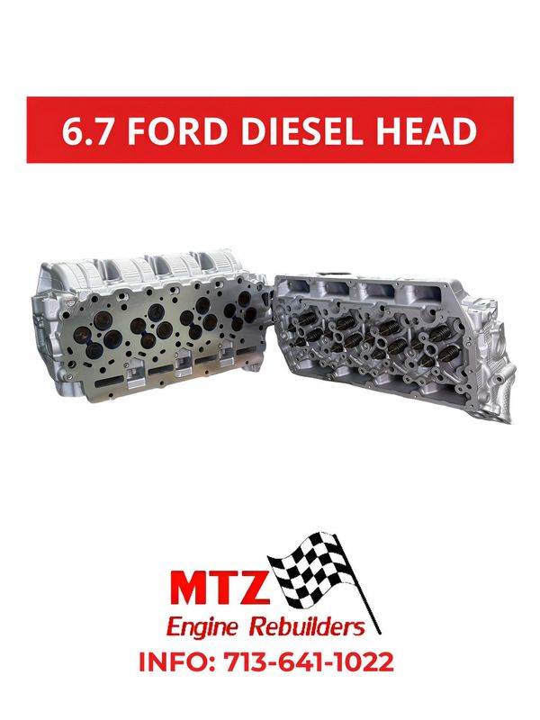 6.7 FORD POWER STROKE DIESEL CYLINDER HEAD COMPLETE REBUILD