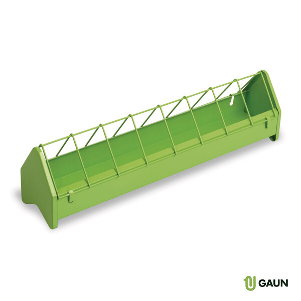 Eetbak Metaal Groen Kip 50cm