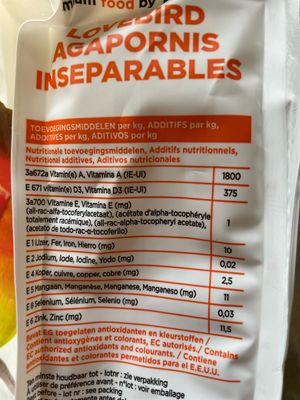 Primus Agaporniden 1000gr