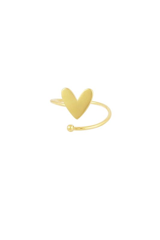Twisted love ring - goud