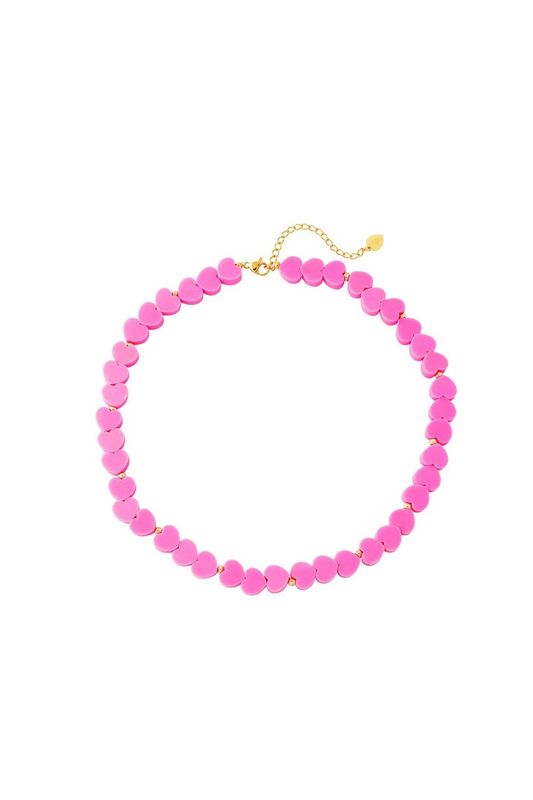 Summer heart necklace - roos