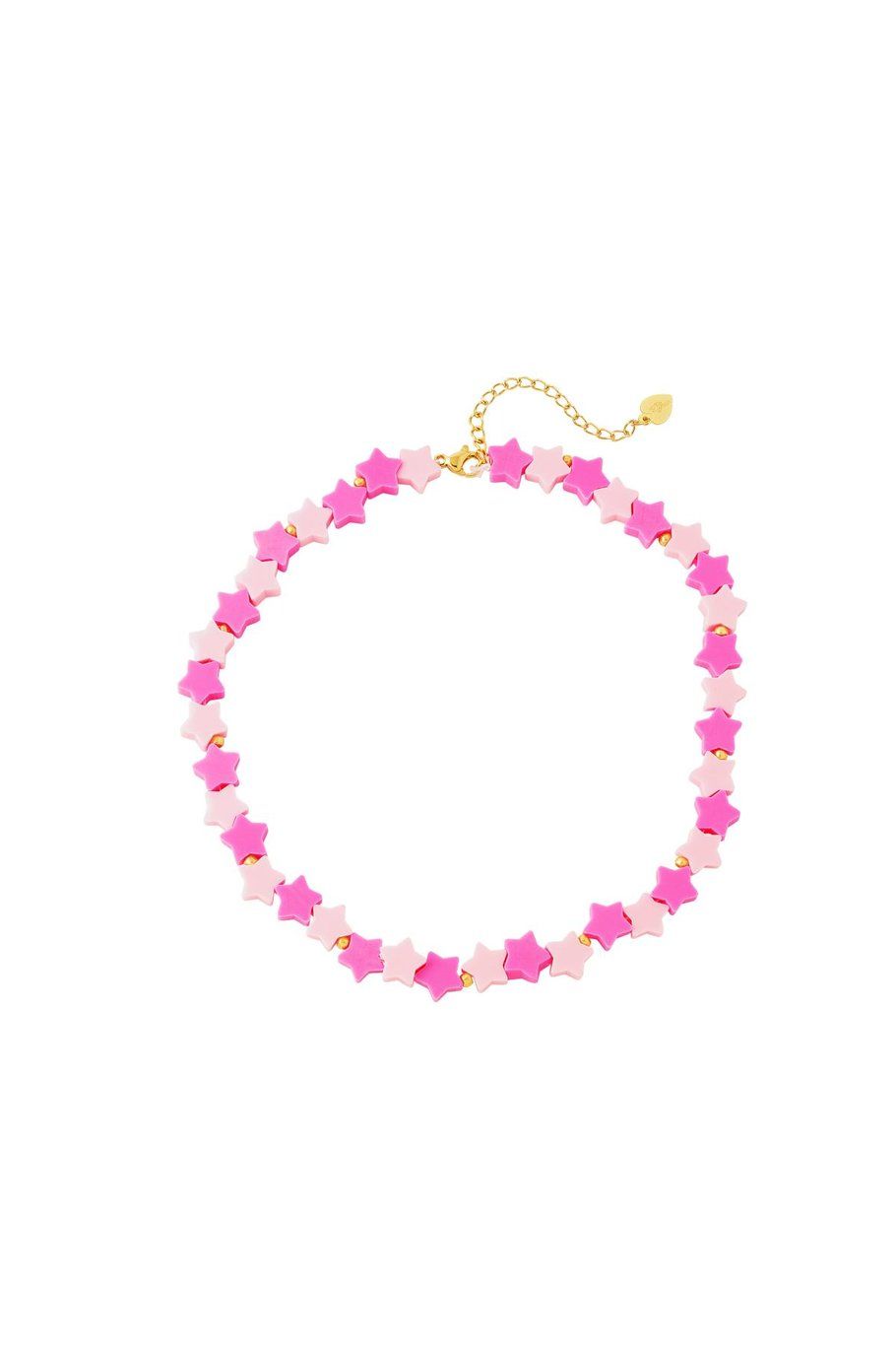 Starry night necklace - fuchsia