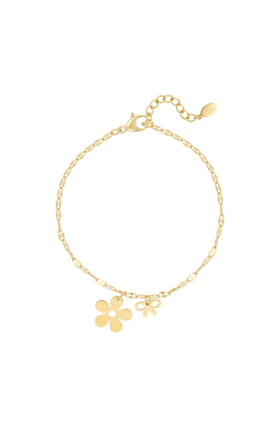 Floral bowlicious bracelet - goud