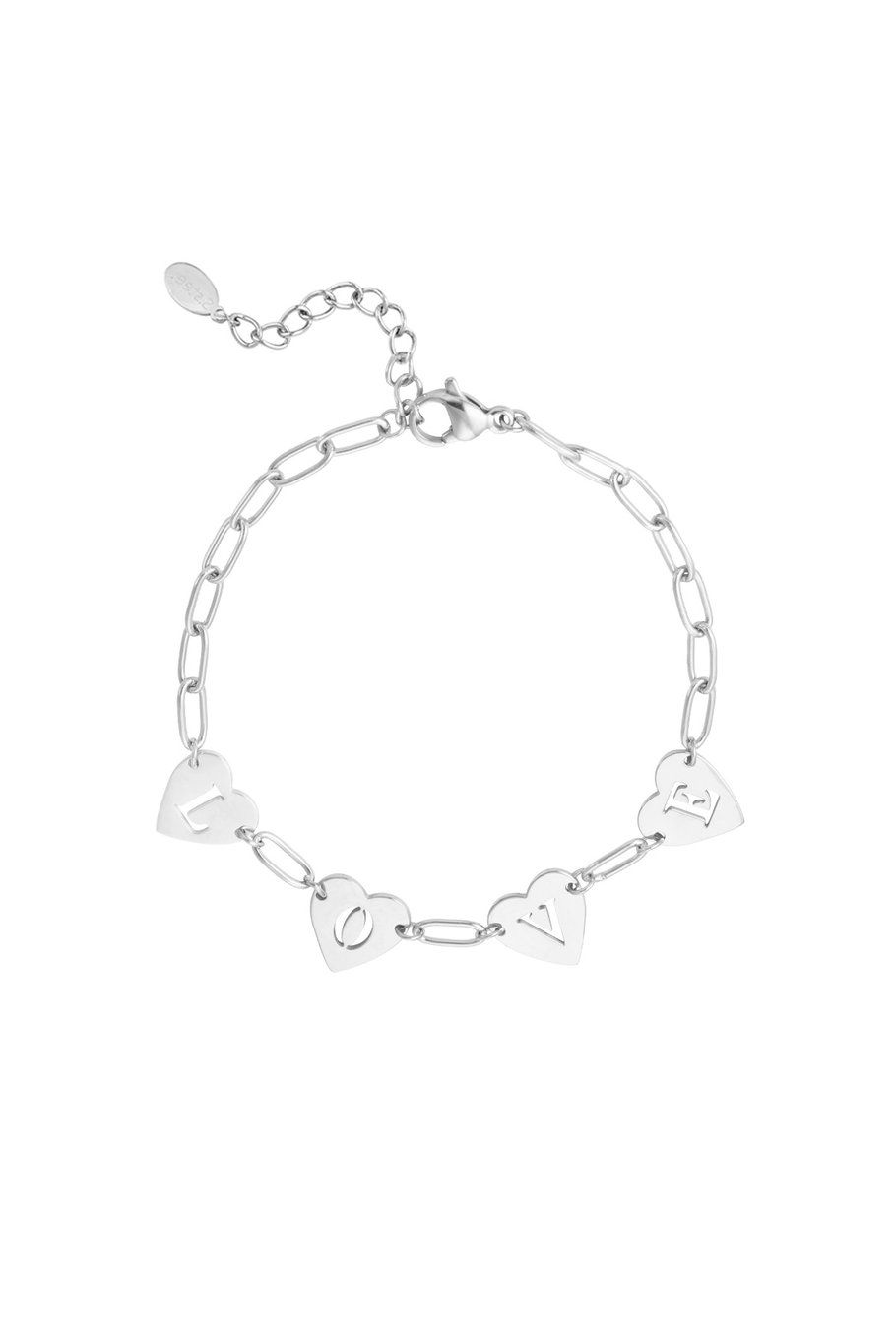Loving link bracelet - zilver
