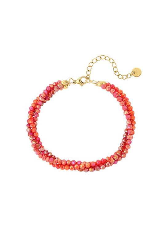 Beads bracelet - oranje