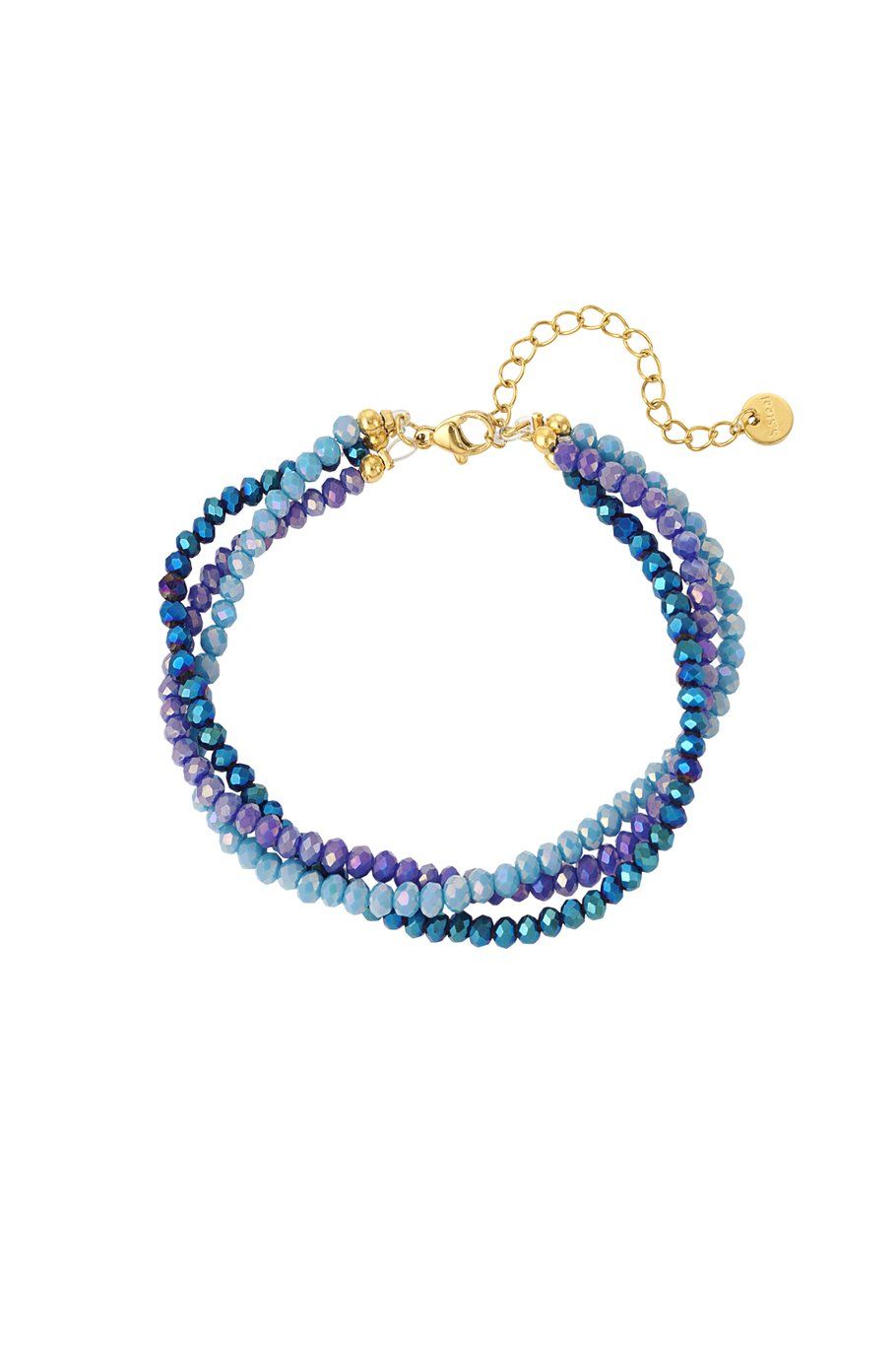 Beads bracelet - blauw