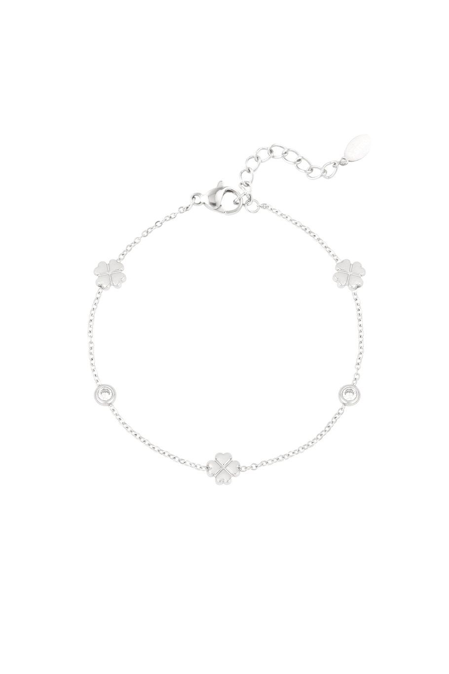 Gleaming luck bracelet - zilver