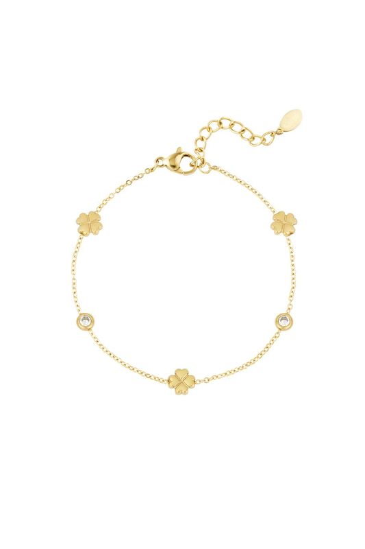 Gleaming luck bracelet - goud