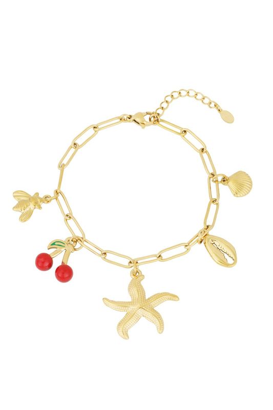 Charm haven bracelet - goud