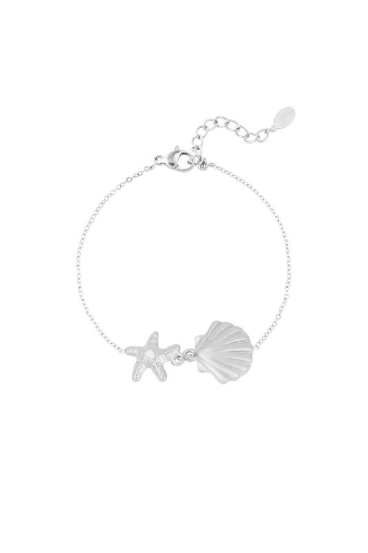 Beach glow bracelet - zilver