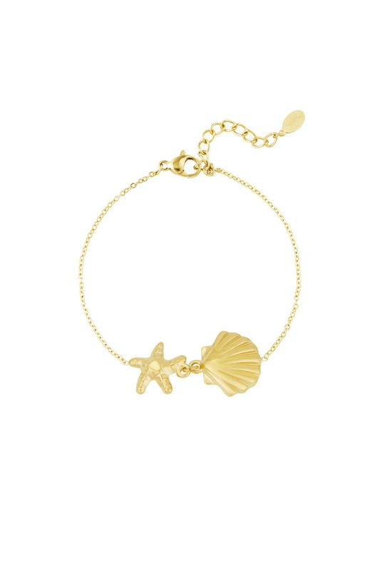 Beach glow bracelet - goud