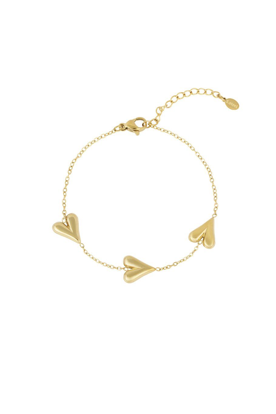 Hearts day bracelet - goud