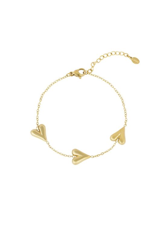 Hearts day bracelet - goud