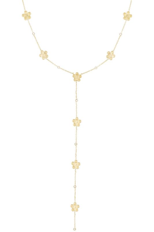 Daisy necklace - goud