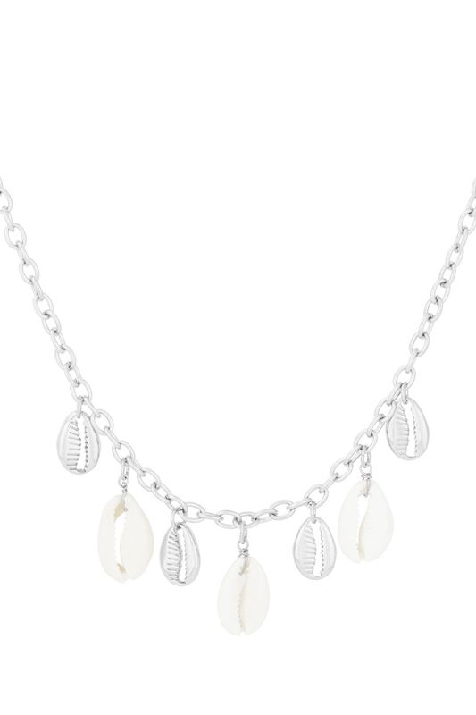 Tropical tide necklace - zilver