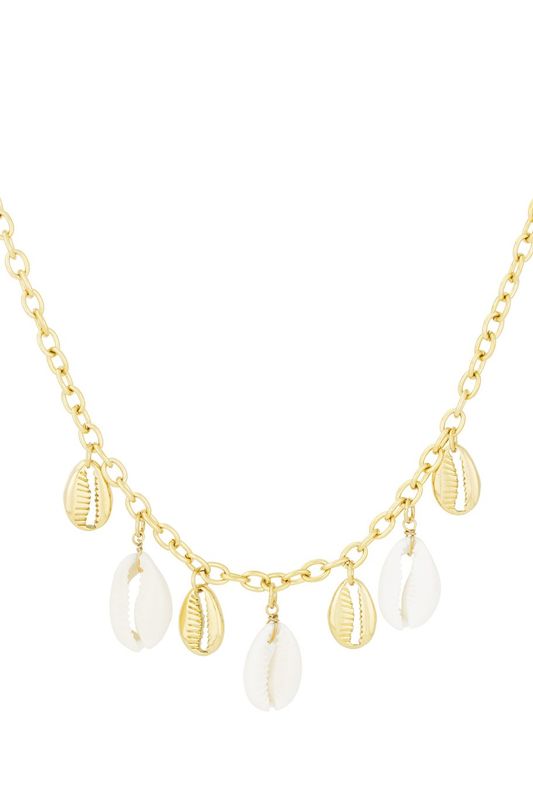Tropical tide necklace - goud