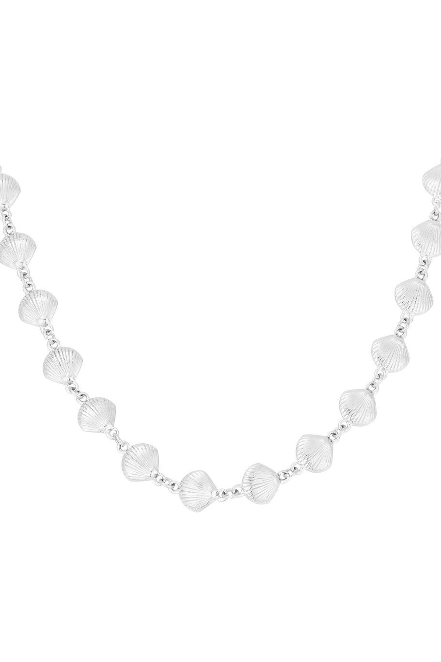 Shell necklace - zilver