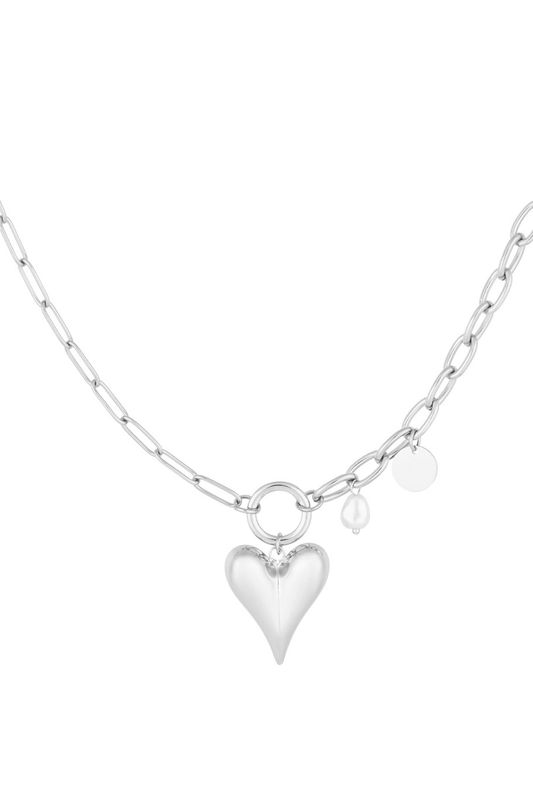 Pear baby necklace - zilver
