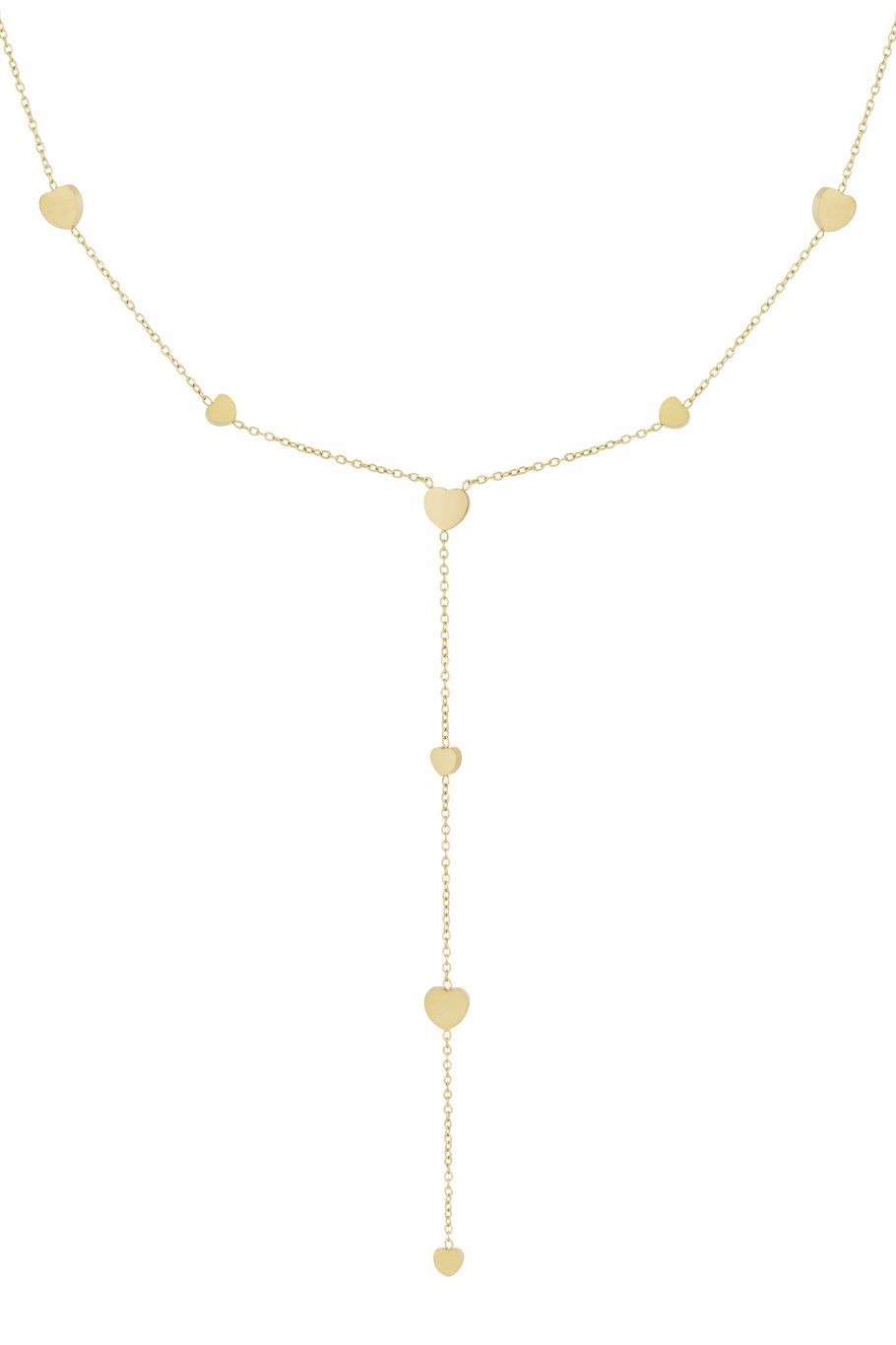 Heart necklace - goud