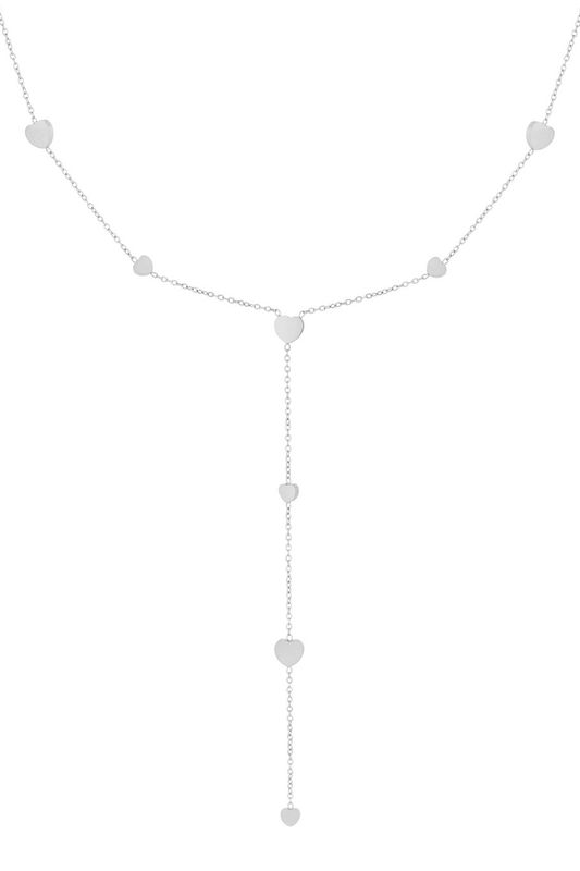 Heart necklace - zilver