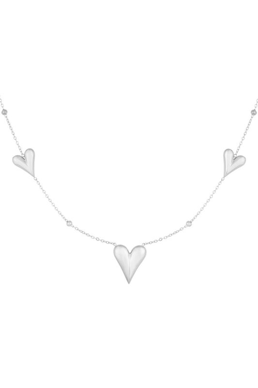 All the love for you necklace - zilver