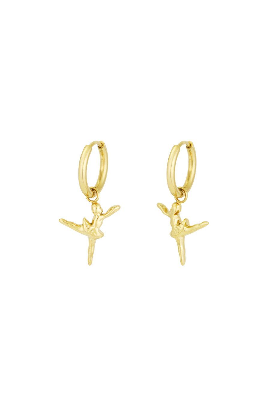 Ballet earrings - goud