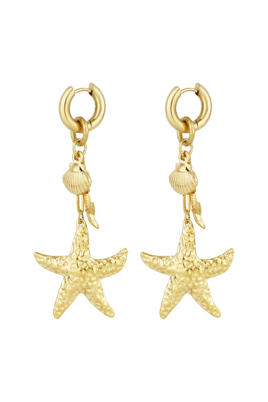 Lover of the sea earrings - goud