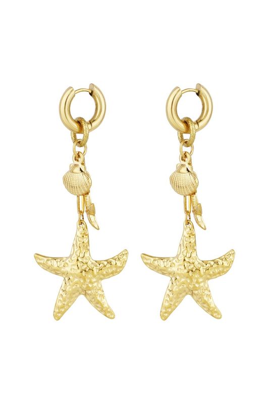 Lover of the sea earrings - goud