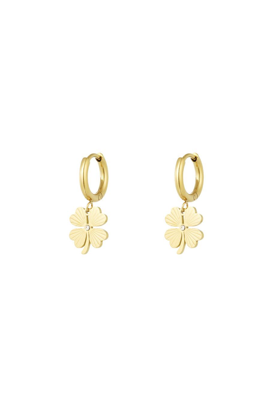 Give me luck earrings - goud