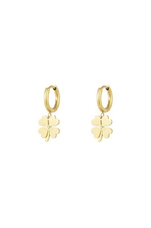 Give me luck earrings - goud