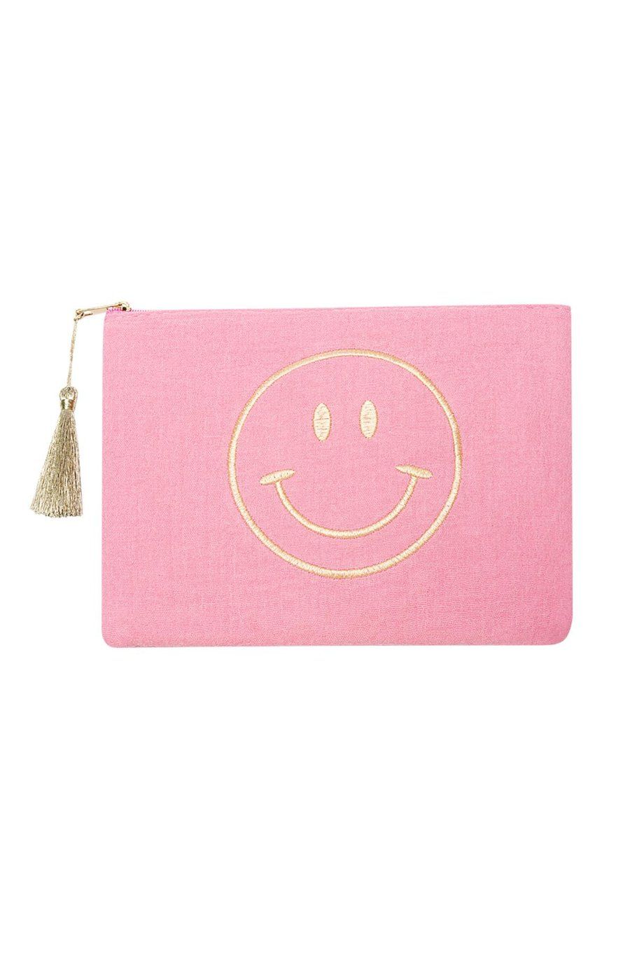 Smiley makeup bag - roos