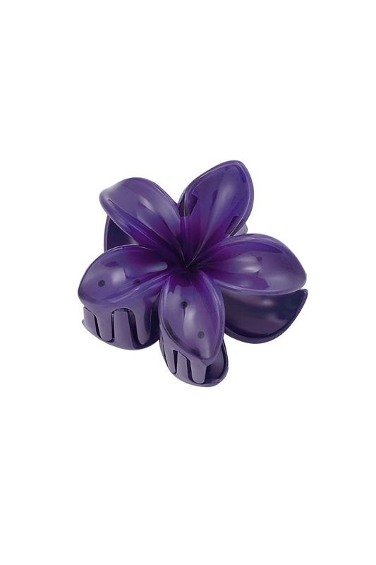 Flower Hawaii hair clip - paars