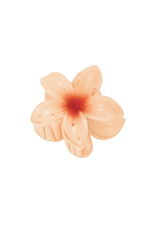 Flower Hawaii hair clip - licht oranje