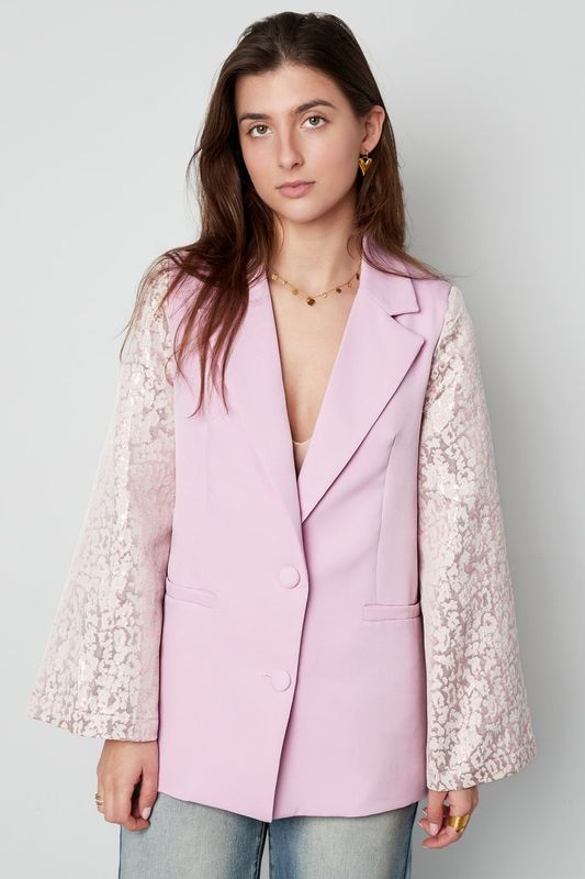 Blazer with panter sleeves (pre-order)