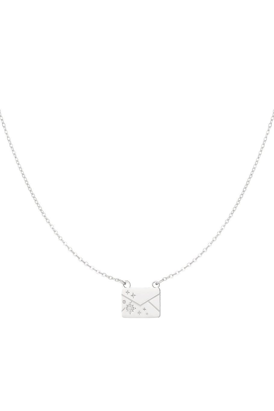 Secret note neckace - zilver
