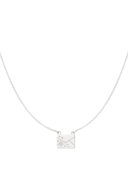 Secret note neckace - zilver