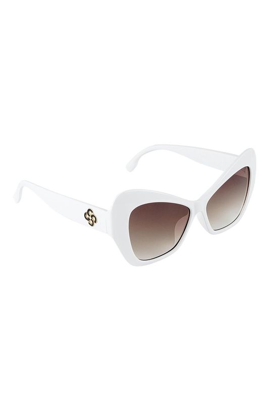 Statement sunglasses - wit