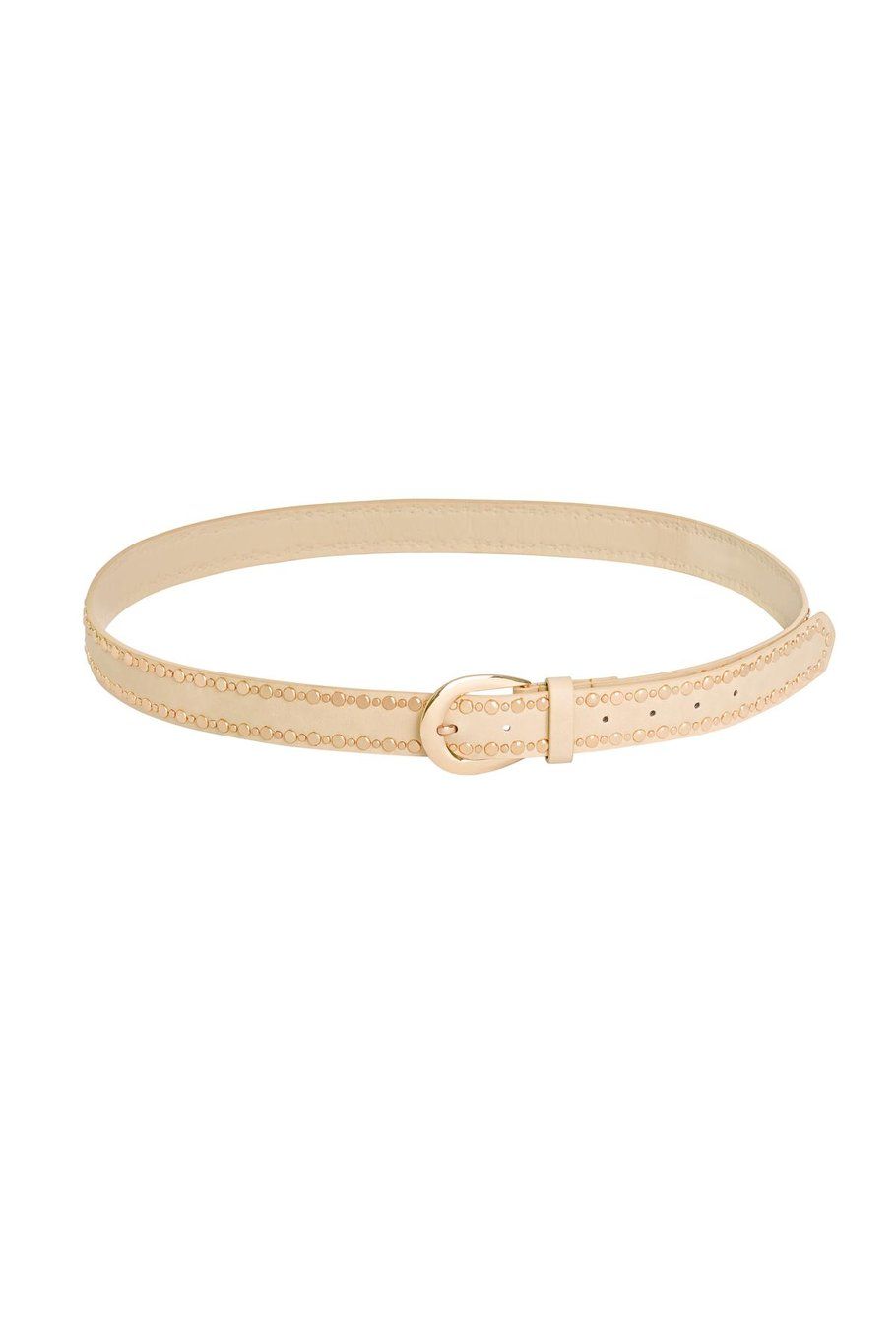 Fabulous stud belt - beige