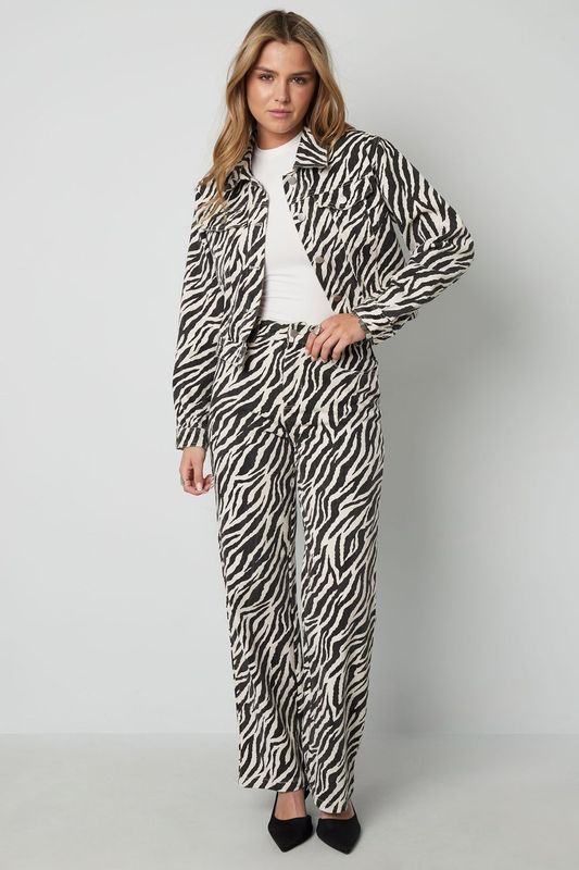 Zebra jeans pants (pre-order)