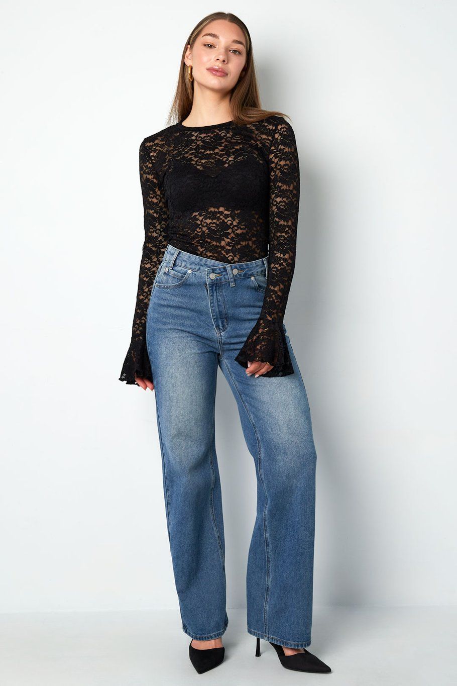Denim jeans zip up (pre-order)