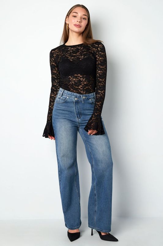 Denim jeans zip up (pre-order)