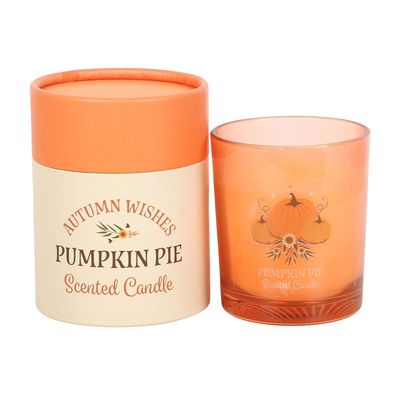 Autumn wishes pumpkin pie geurkaars