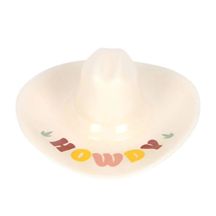 Howdy Cowboy Hat Jewelery Dish