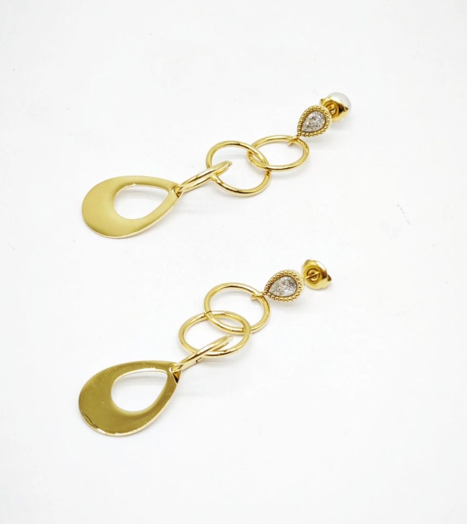 Elegant loops oorbellen
