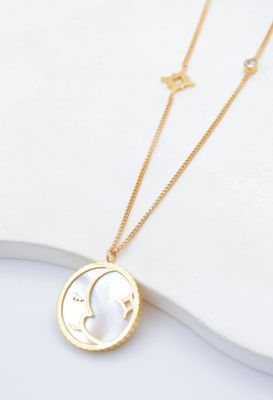 Dreamy sky ketting - goud